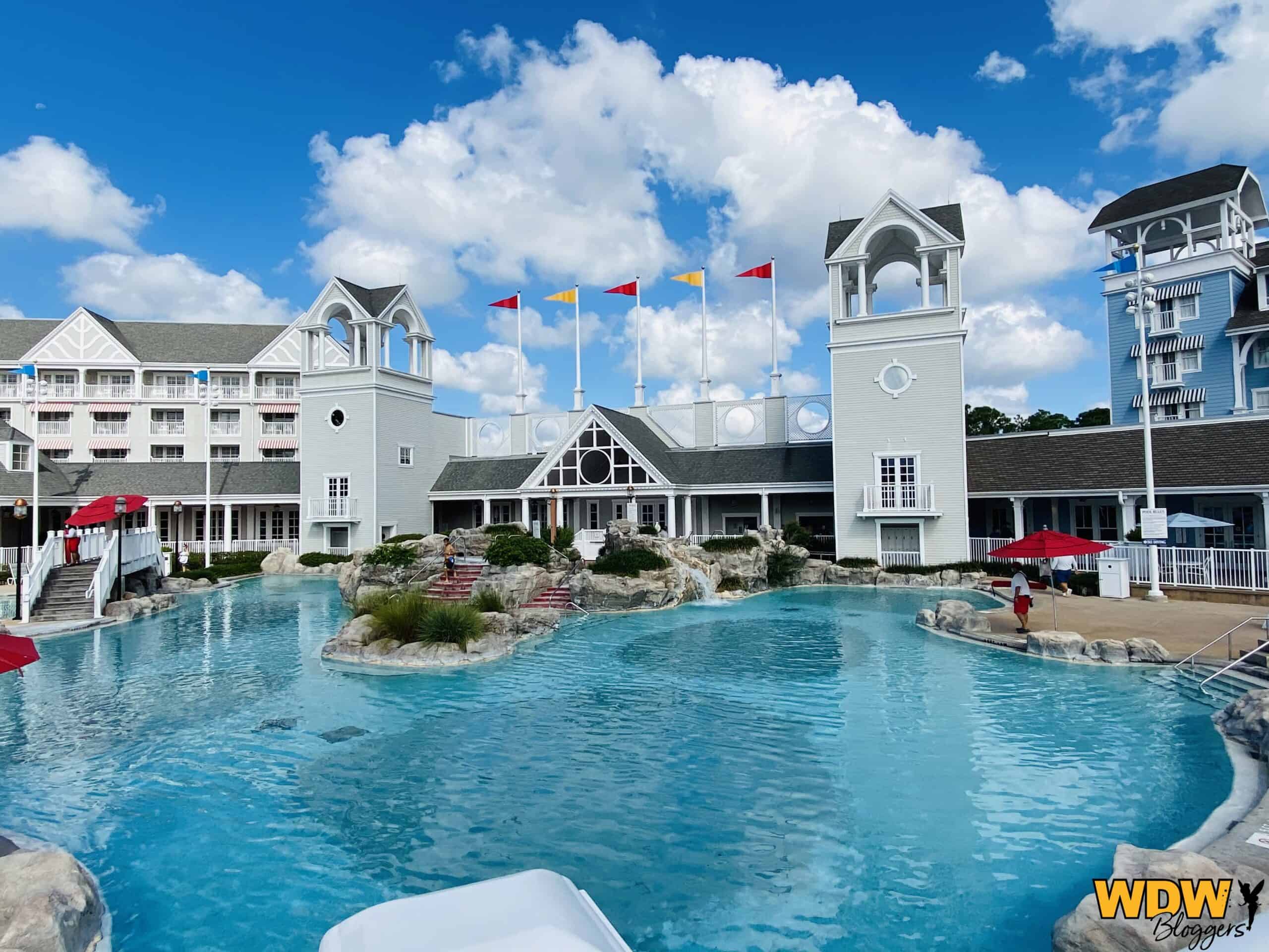 beach and yacht club resort pools
