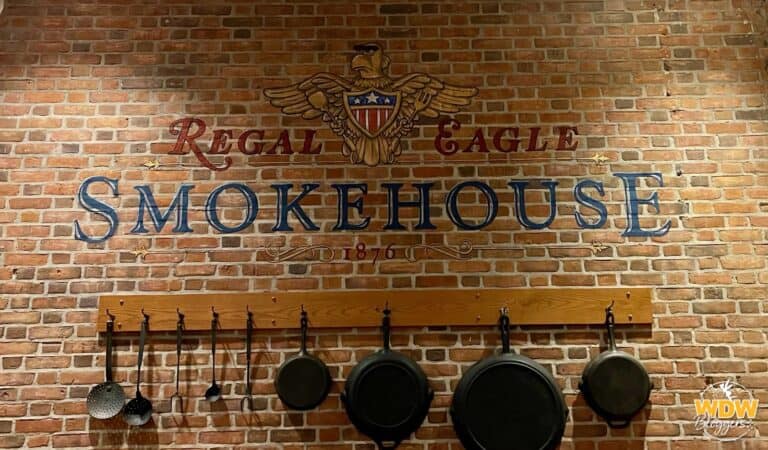 Regal Eagle Smokehouse at Epcot Sign 2