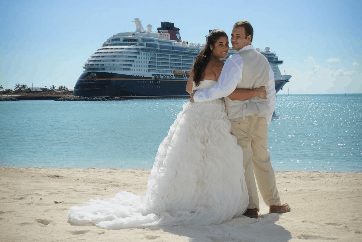 Disney Cruise Line Fairy Tale Wedding Pillow New 