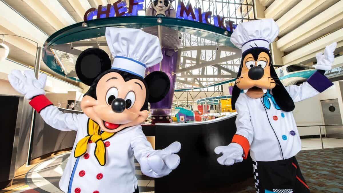 Chef Mickey's Dinner, Cape May Cafe, and Tusker House Restaurant Are