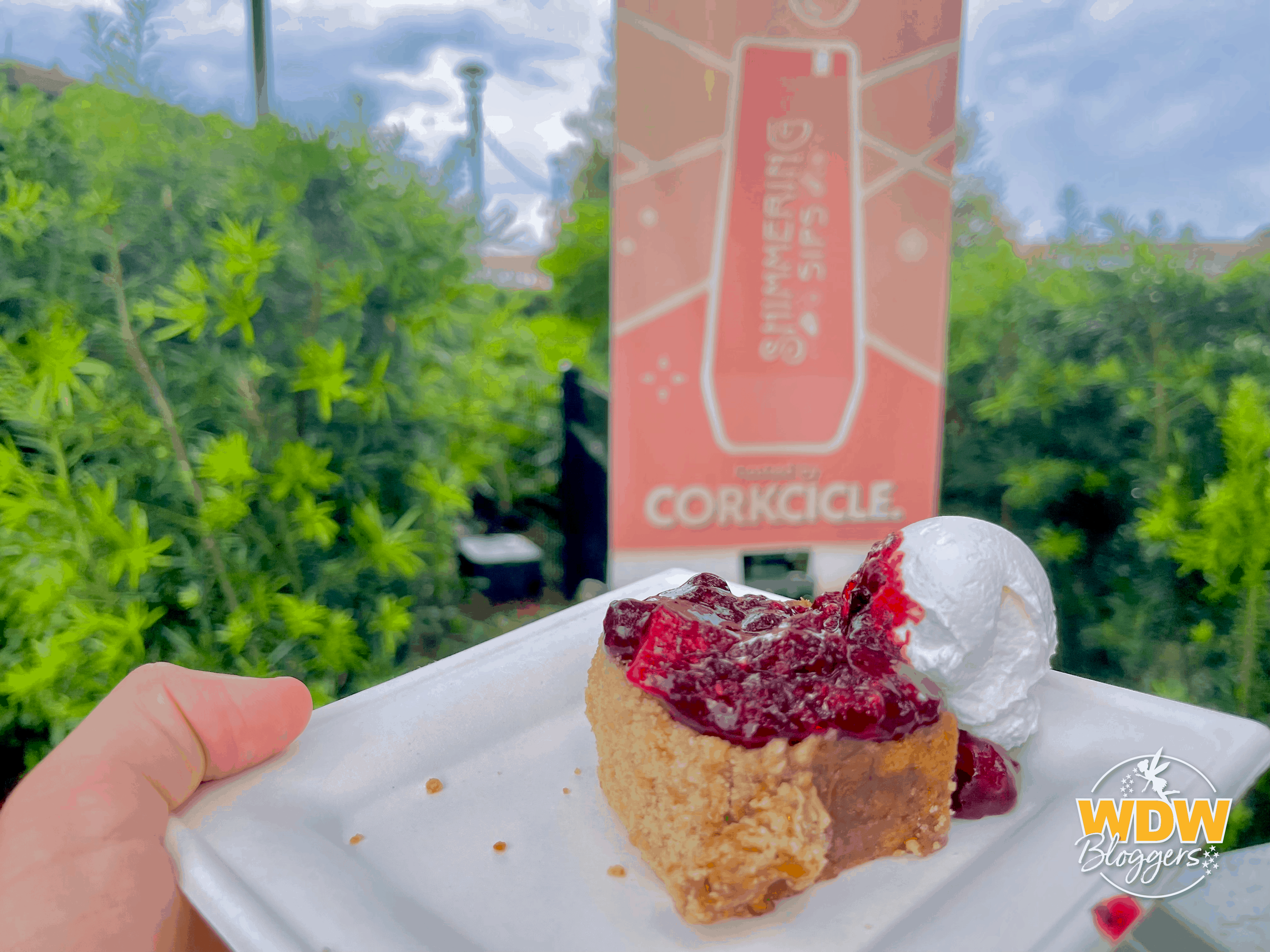 Epcot-Food-and-Wine-Banana-Bread-with-Mixed-Berry-Compote
