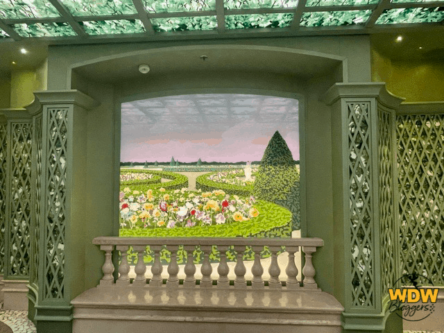 Disney-Dream-Enchanted-Garden-Flower-Mural